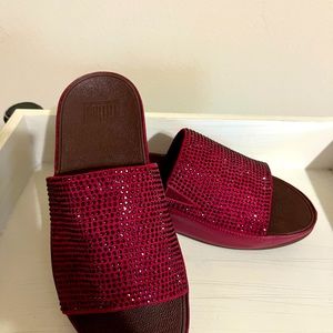 Fit Flop Burgandy Red Wedge